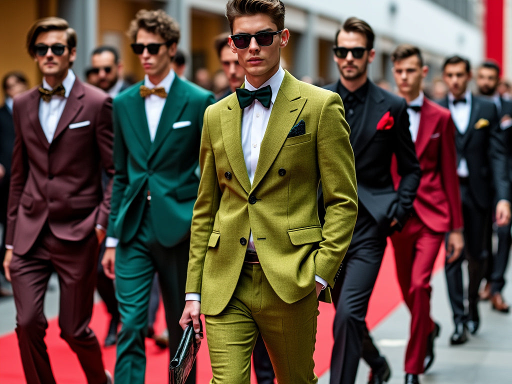 Current Trends in Men's Dress Clothes and Business Attire: A Look at Red Carpet and Runway Influences