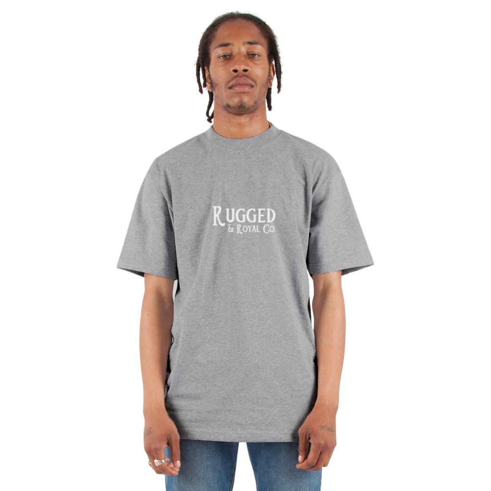 R&R Unisex Oversized Heavyweight T-Shirt (WL) - heather gray