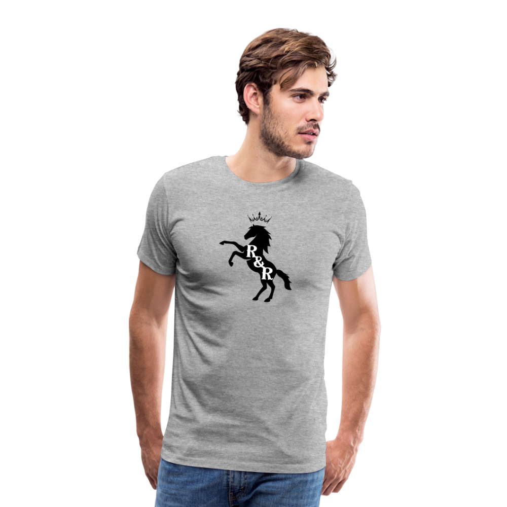 R&R Men's Premium T-Shirt (BH) - heather gray