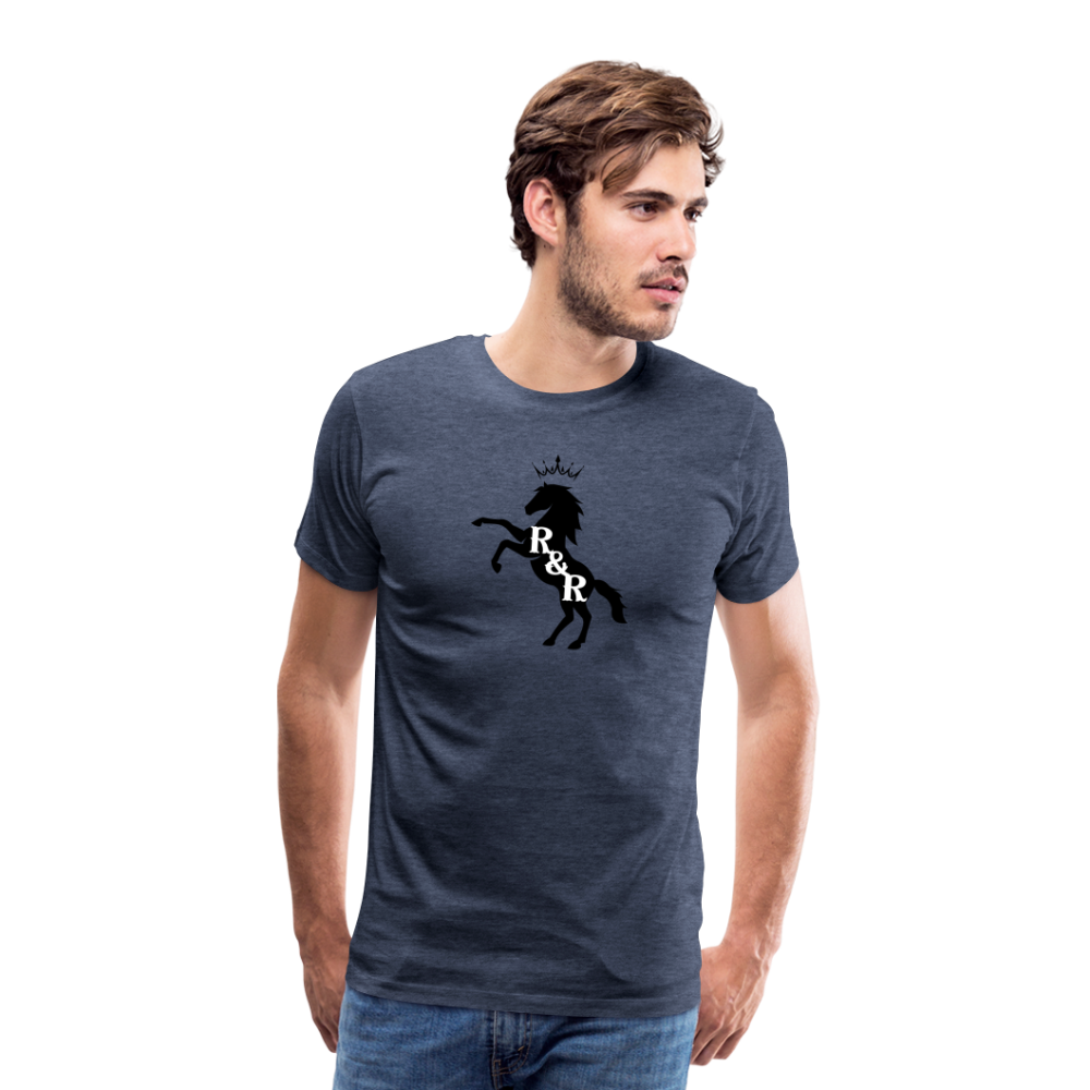 R&R Men's Premium T-Shirt (BH) - heather blue