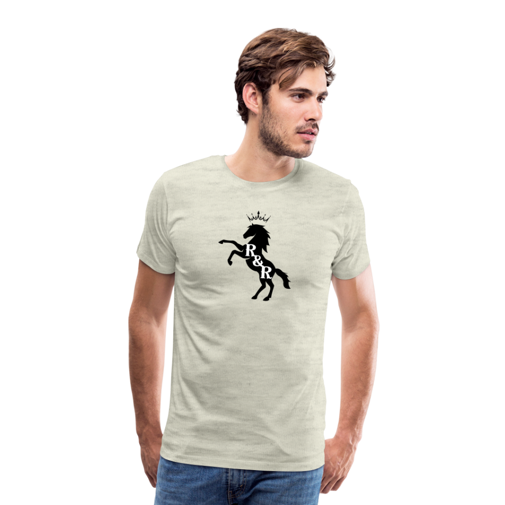 R&R Men's Premium T-Shirt (BH) - heather oatmeal