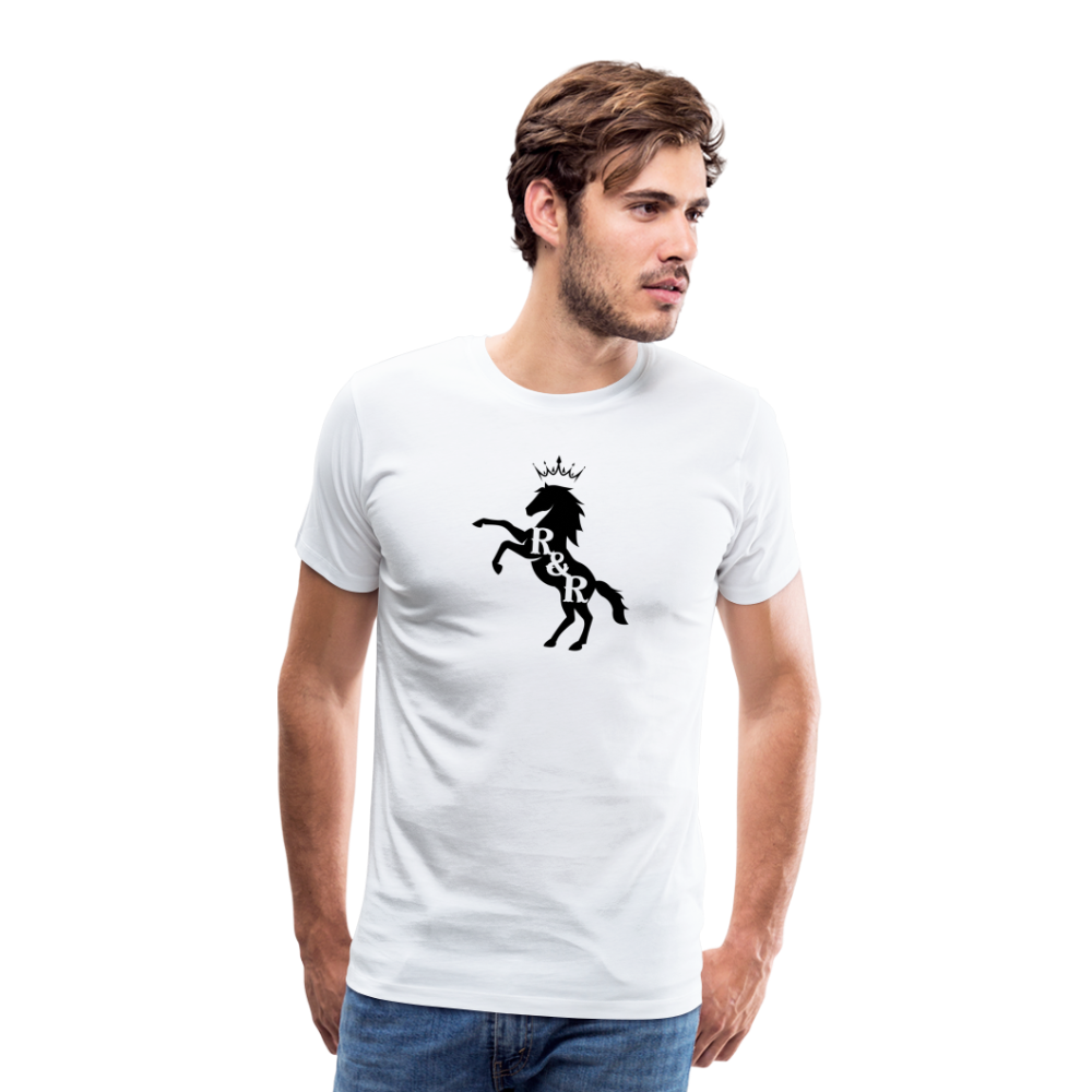 R&R Men's Premium T-Shirt (BH) - white