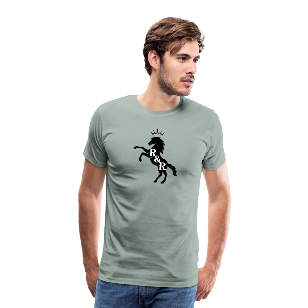 R&R Men's Premium T-Shirt (BH) - steel green