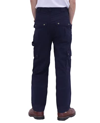 BOCOMAL FR Pants for Men Cargo Flame Resistant Pants(2112&CAT2) 100% C 7.5oz Utility Fire Resistant Pants