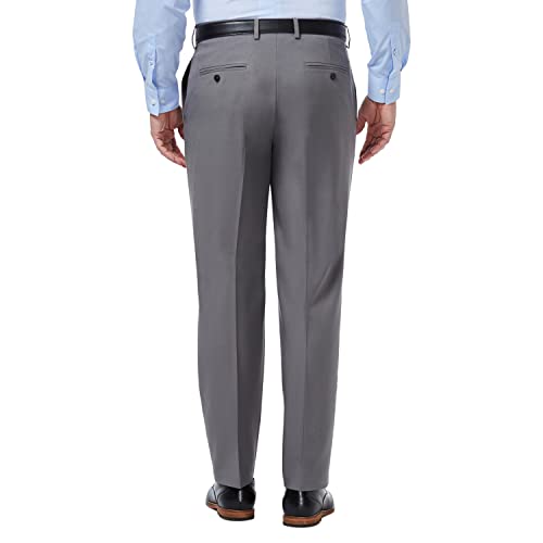 Haggar Men's Premium Comfort Classic Fit Flat Front Hidden Comfort Waistband Pant (Regular and Big & Tall Sizes)