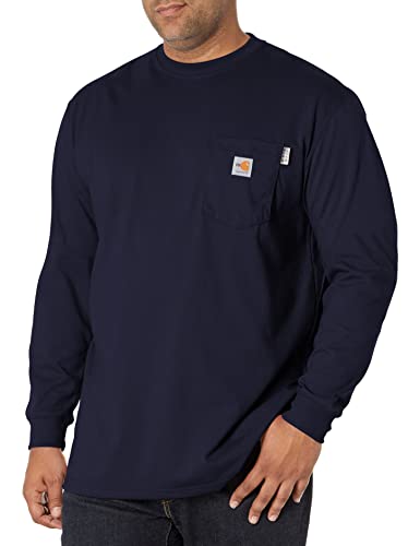 Carhartt Men's Flame Resistant Force Loose Fit Midweight Long-Sleeve Pocket T-Shirt