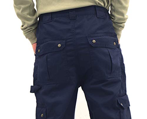 BOCOMAL FR Pants for Men Cargo Flame Resistant Pants(2112&CAT2) 100% C 7.5oz Utility Fire Resistant Pants