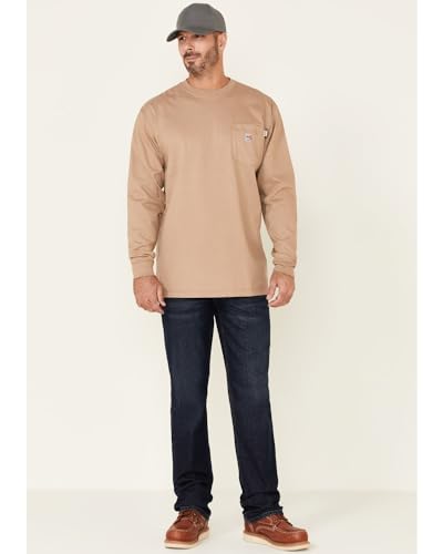 Carhartt Men's Flame Resistant Force Loose Fit Midweight Long-Sleeve Pocket T-Shirt