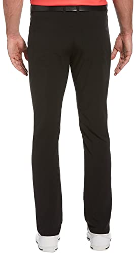 PGA TOUR Men's Flat Front 5-Pocket Stretch Golf Pant with Active Waistband (Waist Size 30-44 Big & Tall)