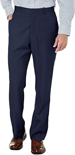 Perry Ellis Men's Portfolio Performance Dress Pant, Modern Fit, Non-Iron, Flat Front Stretch (Waist Size 30-42)