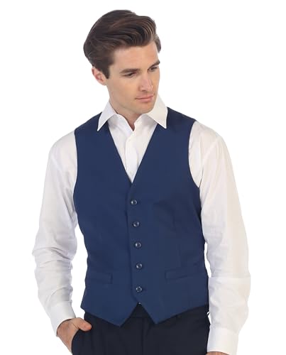 Gioberti Men's Formal Suit Vest Fit for Business or Casual Dress