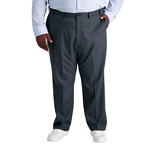 HAGGAR Mens Cool 18 Pro Classic Fit Flat Front Casual Pant Regular and Big & Tall Sizes