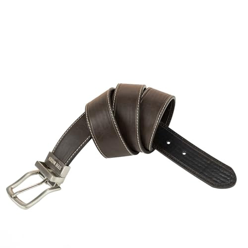 Steve Madden Men's Dress Casual Every Day Leather Belt