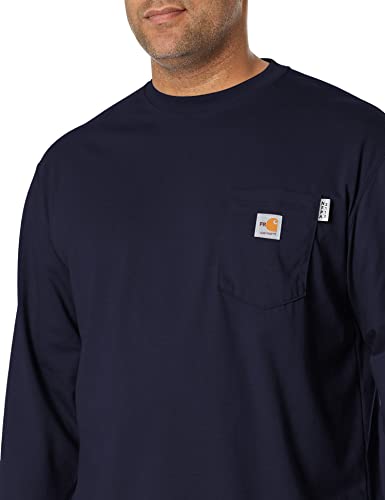 Carhartt Men's Flame Resistant Force Loose Fit Midweight Long-Sleeve Pocket T-Shirt