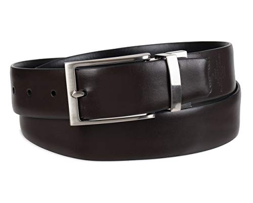 Calvin Klein Men's Two-in-One Reversible Rotative Buckle Casual Dress Belt