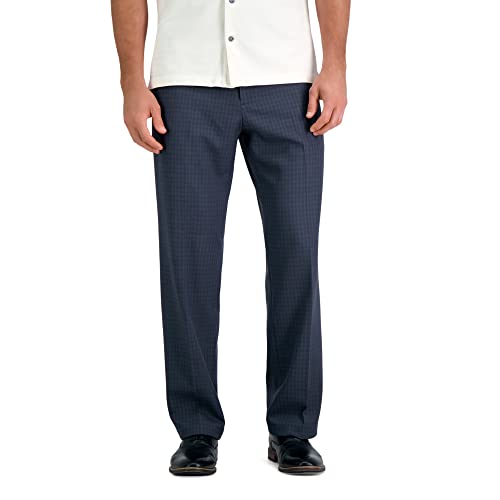 Haggar Men's Premium Comfort Classic Fit Flat Front Hidden Comfort Waistband Pant (Regular and Big & Tall Sizes)