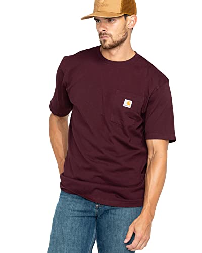 Carhartt Men's Loose Fit Heavyweight Short-Sleeve Pocket T-Shirt