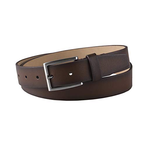 Calvin Klein Men's Modern Dress Minimalist Belt with Classic Harness Buckle