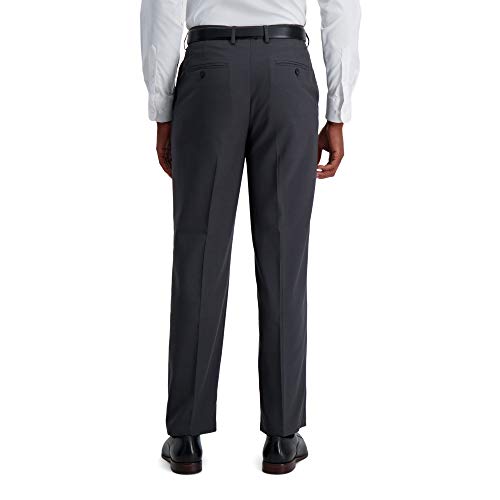 Haggar Men's Premium Comfort Classic Fit Flat Front Hidden Comfort Waistband Pant (Regular and Big & Tall Sizes)