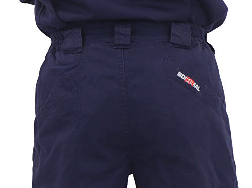 BOCOMAL Men's FR Cargo Pants Flame Resistant Pants Midweight 7.5oz (7 Pockets) Multi-Pockets FR Pants