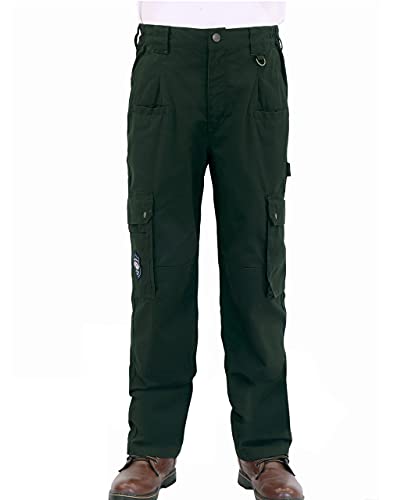 BOCOMAL FR Pants for Men Cargo Flame Resistant Pants(2112&CAT2) 100% C 7.5oz Utility Fire Resistant Pants