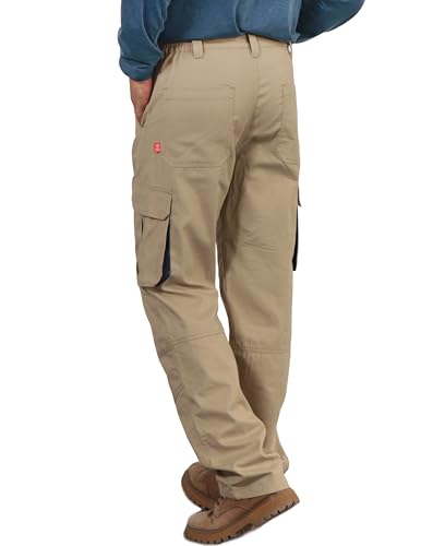 BOCOMAL FR Pants for Men Utility Cargo Pockets Flame Resistant/Fire Retardant Carpenter Water Oil Repellent Finish