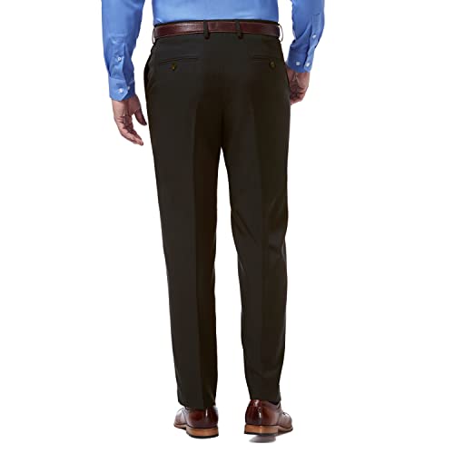 Haggar Men's Premium Comfort Classic Fit Flat Front Hidden Comfort Waistband Pant (Regular and Big & Tall Sizes)