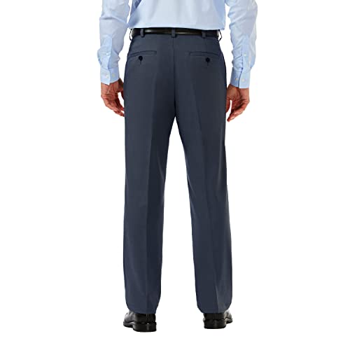 HAGGAR Mens Cool 18 Pro Classic Fit Flat Front Casual Pant Regular and Big & Tall Sizes