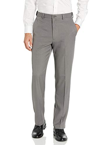 HAGGAR Mens Cool 18 Pro Classic Fit Flat Front Casual Pant Regular and Big & Tall Sizes