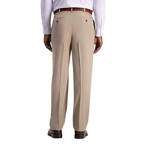 HAGGAR Mens Cool 18 Pro Classic Fit Flat Front Casual Pant Regular and Big & Tall Sizes