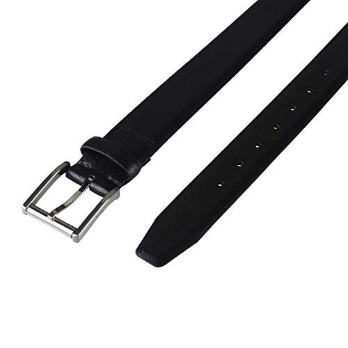 Calvin Klein Men's Modern Dress Minimalist Belt with Classic Harness Buckle