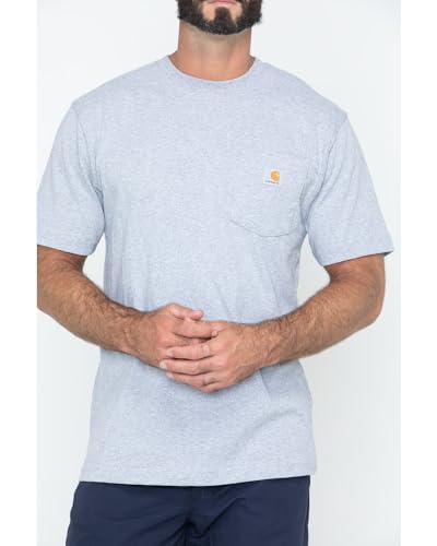 Carhartt Men's Loose Fit Heavyweight Short-Sleeve Pocket T-Shirt