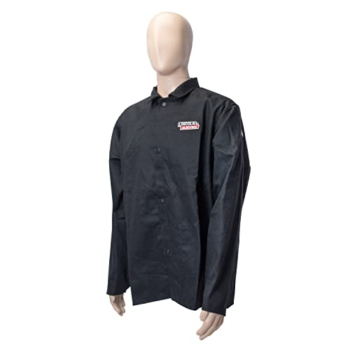 Lincoln Electric Black Flame-Resistant Cloth Welding Jacket