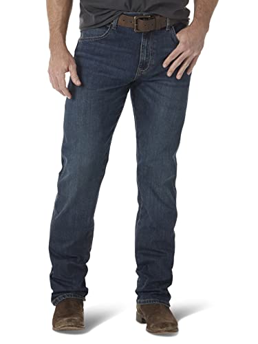 Wrangler Mens Retro Slim Fit Straight Leg Jeans