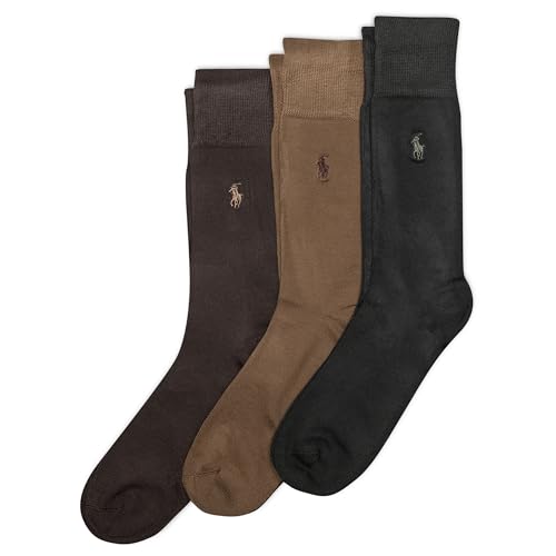 Polo Ralph Lauren Men's Supersoft Flat Crew Socks (3 Pairs)