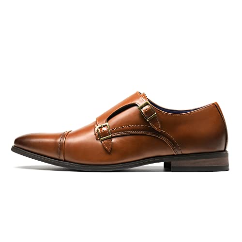 Bruno Marc Men's Dress Loafer Shoes Monk Strap Slip On Loafers