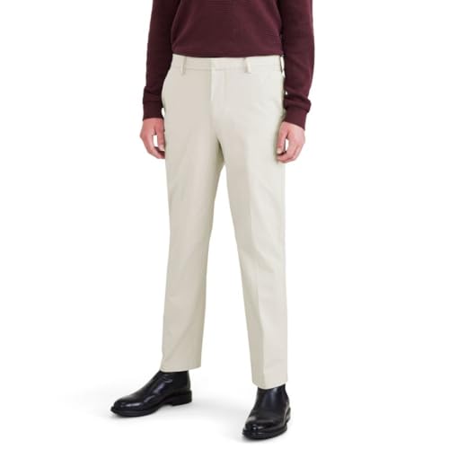 Dockers Men's City Tech Trouser Straight Fit Smart 360 Tech Pants