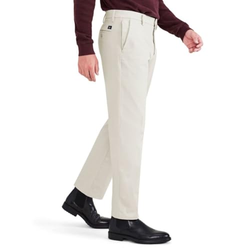 Dockers Men's City Tech Trouser Straight Fit Smart 360 Tech Pants