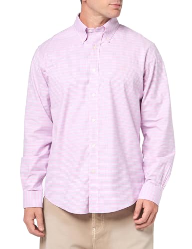 Brooks Brothers Men's Non-Iron Stretch Oxford Long Sleeve Check Sport Shirt