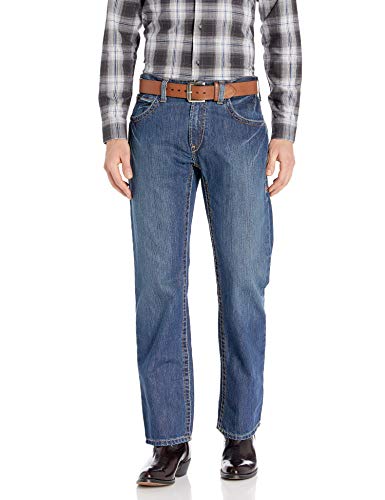 Ariat FR M5 Slim Stackable Straight Leg Jean - Men’s Low Rise, Slim Fit Denim