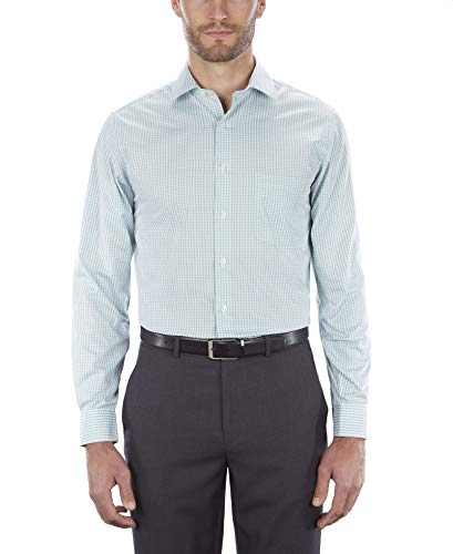 Van Heusen Men's Dress Shirt Regular Fit Flex Collar Check