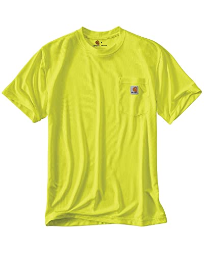 Carhartt Men's High-Visibility Force Relaxed Fit Lightweight Color Enhanced Short-Sleeve Pocket T-Shirt