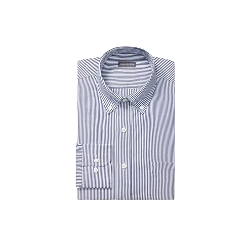 Van Heusen Mens Dress Shirt Regular Fit Pinpoint Stripe