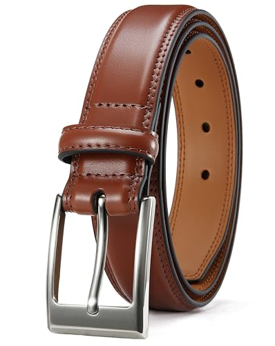 CHAOREN Mens Belts Leather - Belts for Men 1 1/8" Mens Dress Belt - Perfect Companion to Mens Shoes