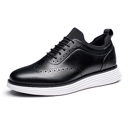 Bruno Marc Men's MaxFlex Dress Sneakers Oxfords Casual Wingtip Brogue Shoes