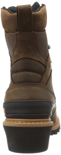 Carhartt Men's 8-inch Waterproof Composite Toe Leather Logger Boot Cml8360