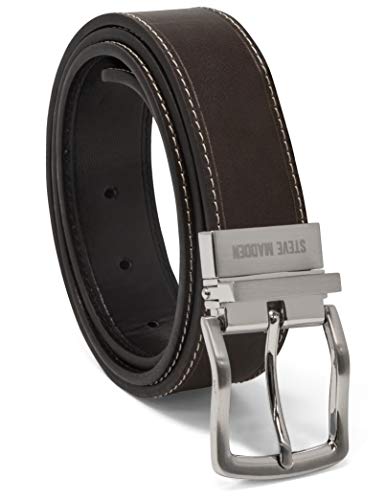 Steve Madden Men's Dress Casual Every Day Leather Belt