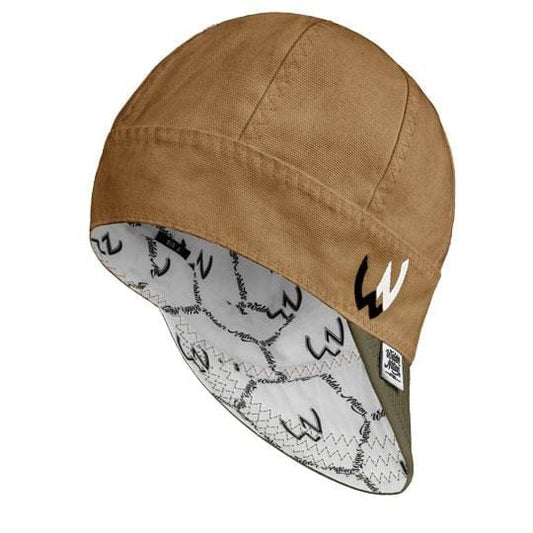 Welder Nation 8 Panel Soft, 10 oz Light Weight Cotton Welding Cap, Durable for Safety and Protection While Welding. Stick ARC