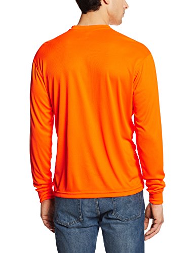 Carhartt Men's High-Visibility Force Relaxed Fit Lightweight Color Enhanced Long-Sleeve Pocket T-Shirt