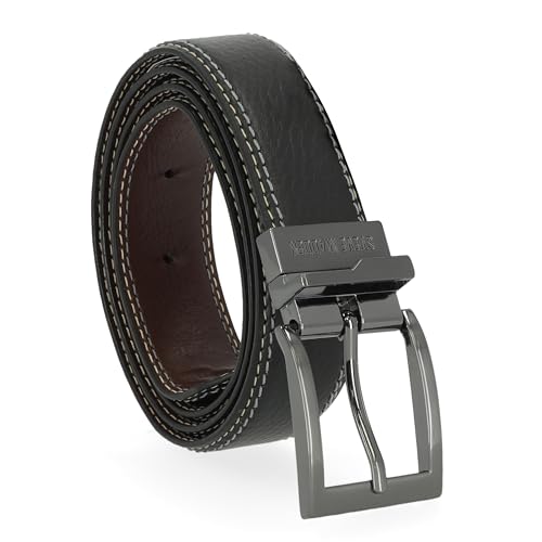 Steve Madden Men's Dress Casual Every Day Leather Belt